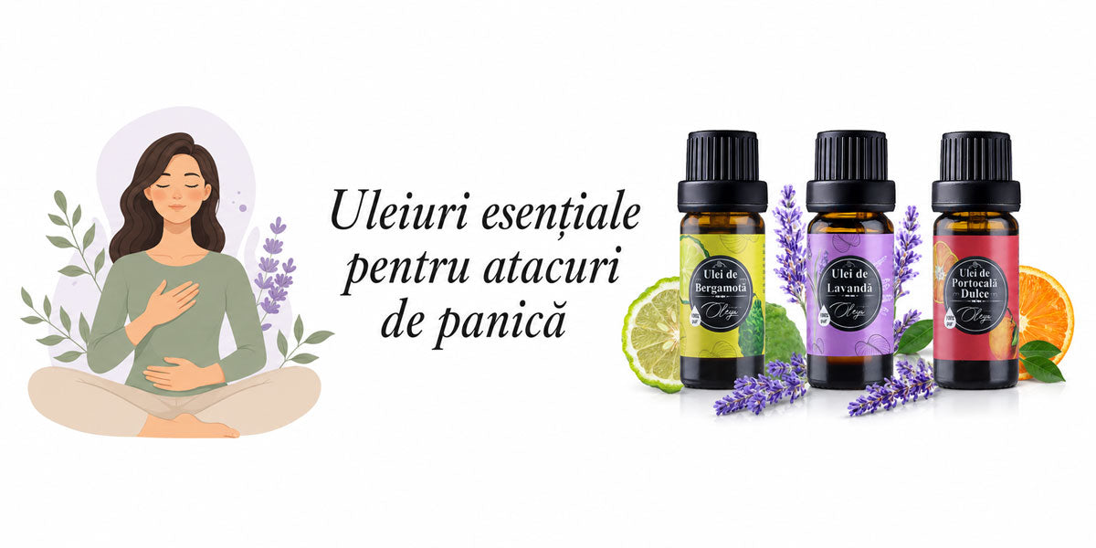 Uleiuri esentiale pentru atacuri de panica