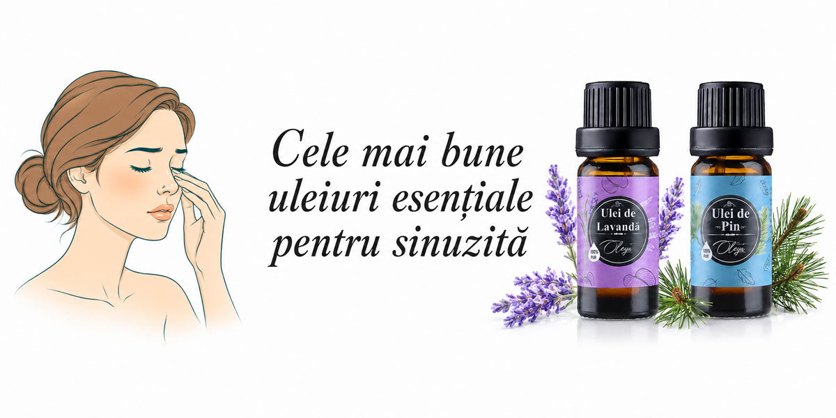 Cele mai bune uleiuri esentiale pentru sinuzita