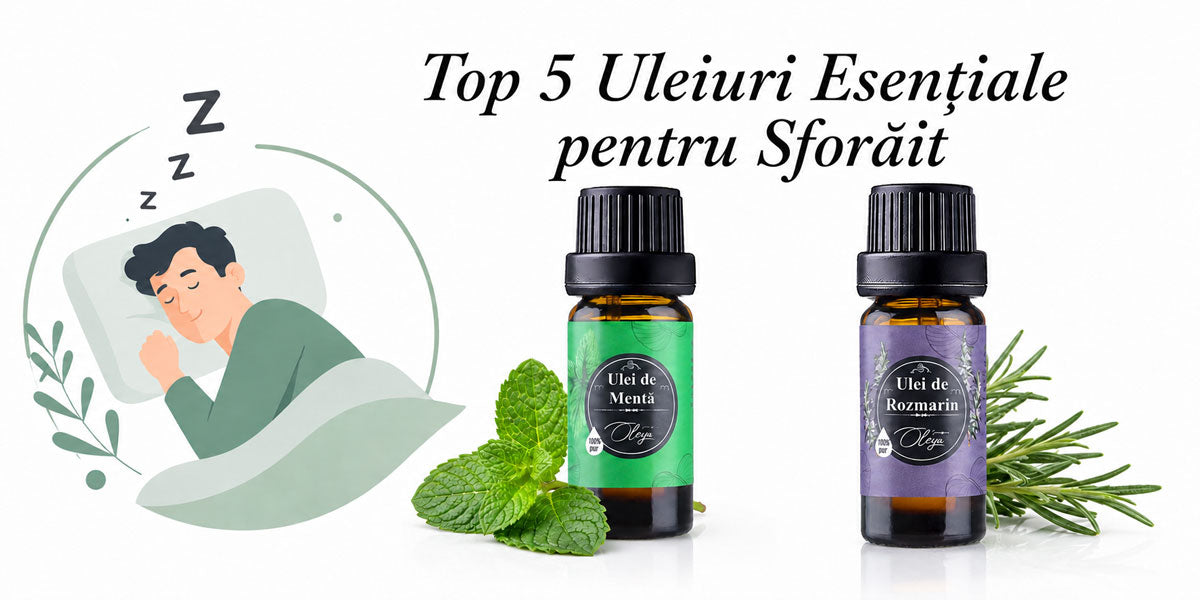 Top 5 Uleiuri esentiale pentru Sforait