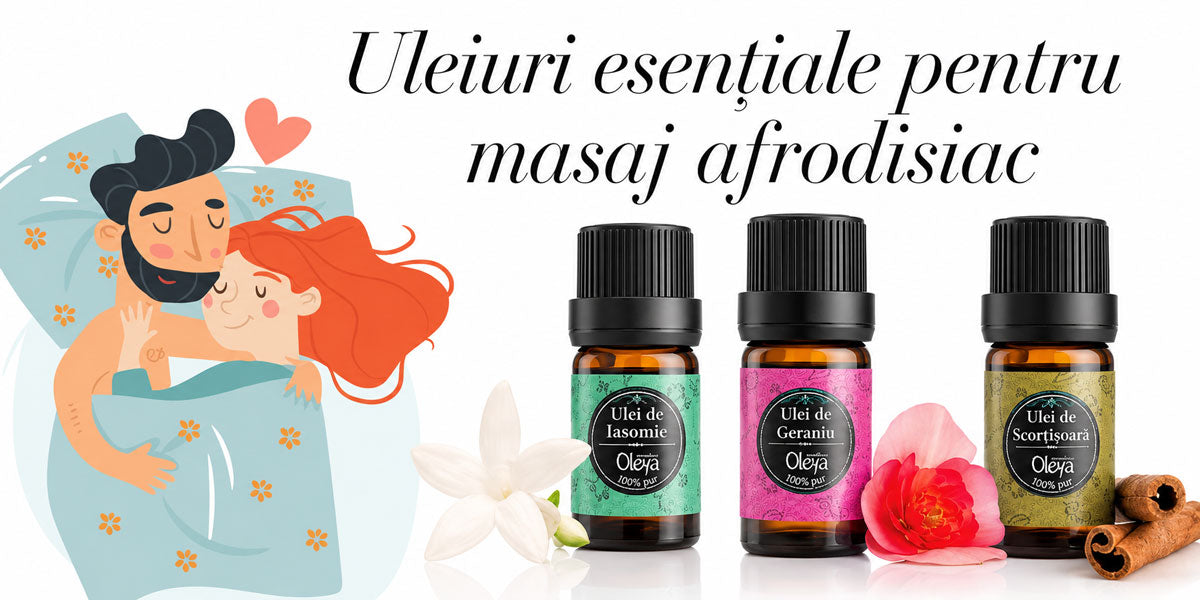 Top 6 uleiuri esentiale pentru masaj afrodisiac