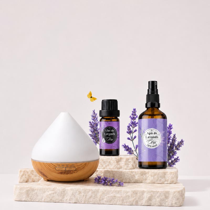 Cutie Pentru Cadouri Naturale Aromaterapie Oleya