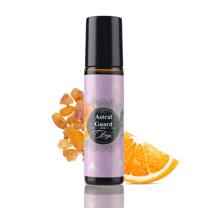 Astral Guard -  Roll-on protector energetic cu uleiuri esențiale de Tămâie, Angelică și Portocală