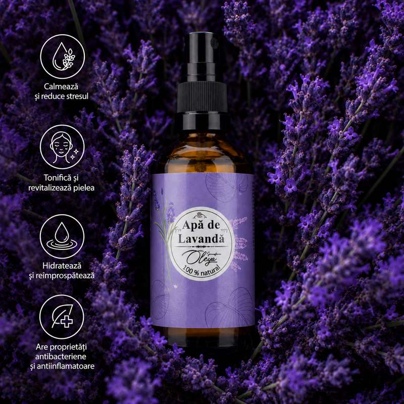 Apa de Lavanda Organica Hidrosol