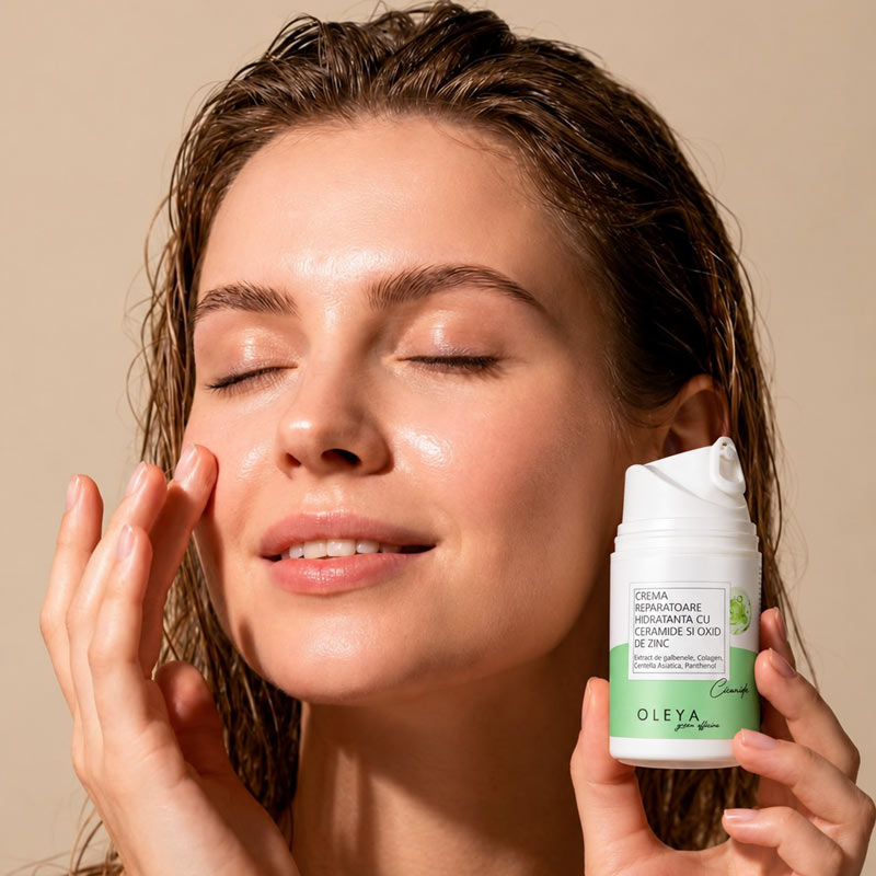 CICAMIDE - Cremă reparatoare, super-hidratantă cu 3 tipuri de ceramide, Centella și Oxid de Zinc