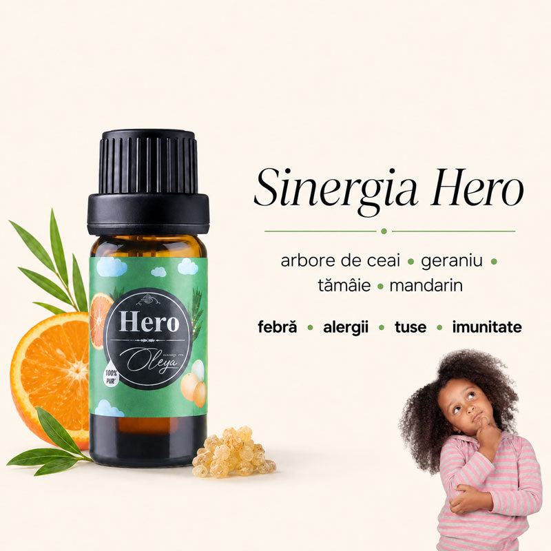 Kit aromaterapie FAMILY essentials - relaxare, somn, imunitate si respiratie