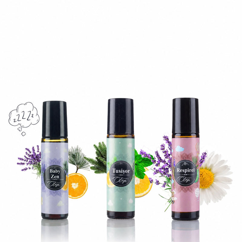 Kit Roll-on Copii pentru Imunitate Tuse Calm si Somn