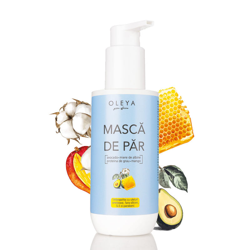 Food Mask - Masca de par cu Avocado, Mango si Miere de Albine
