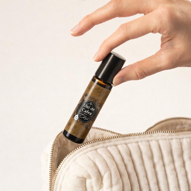 Coffe Glow-Boost: Ulei de Cafea presat la rece ROLL-On