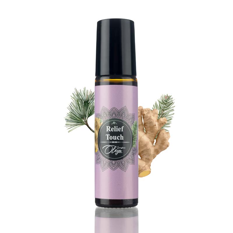 Relief Touch -  Roll-on cu Uleiuri Esențiale de Copaiba, Maghiran, Turmeric și Brad