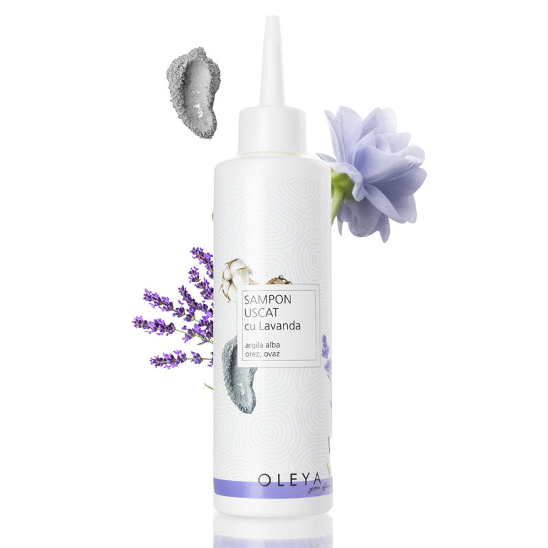 Volum and Shine Shampowder - Sampon uscat pudra cu Lavanda si Argila Alba