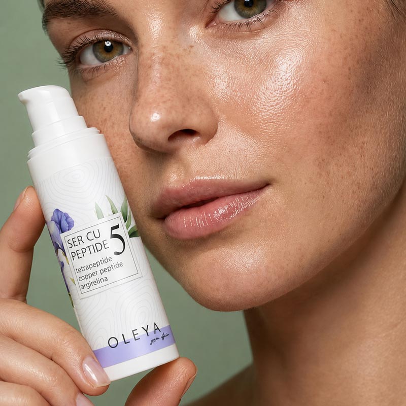 Copper Peptide Serum – Ser cu 5 peptide si acid hialuronic pentru fermitate și elasticitate