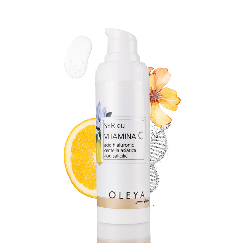 Ultimate Bright C-Booster – Ser iluminator, antioxidant cu Vitamina C, Acid Salicilic si Acid Hialuronic