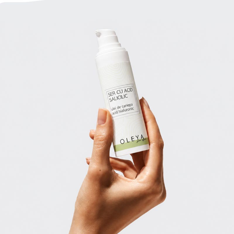 Sebum Control – Ser pentru ten gras, acnee și pori dilatati cu Ulei de Canepa si Acid Salicilic