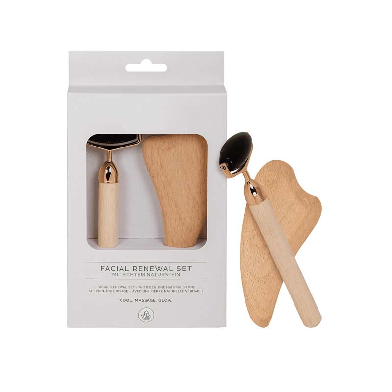 Set facial spa - rola faciala si Gua Sha