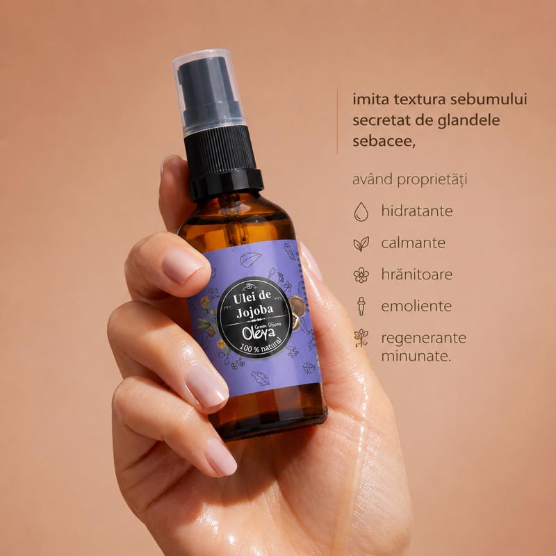 Ulei de Jojoba virgin, presat la rece
