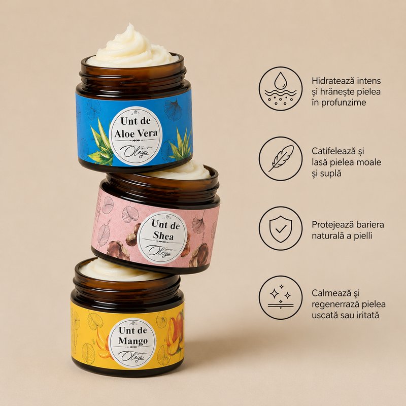 Unt de Shea Organic, 100% natural